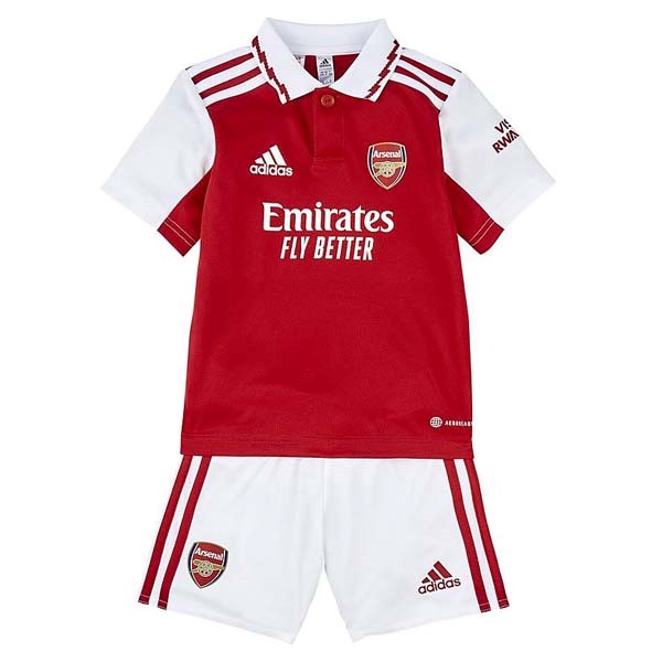 Camiseta Arsenal 1ª Kit Niños 2022 2023 Rojo